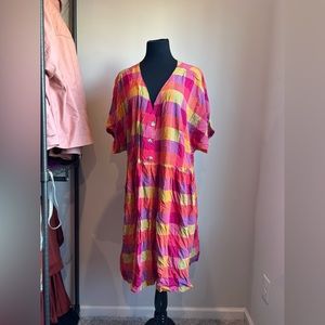 Babydoll Dress | Terra & Sky | 3X